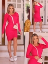 VESTIDO PINK PRINCESA MANGA LONGA