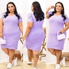 Vestido Plus PRINCESA LILAS