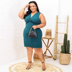 VESTIDO VERDE JADE NOZINHO PLUZ na internet