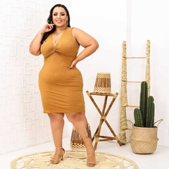 VESTIDO CARAMELO NOZINHO PLUZ na internet