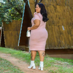 Vestido Plus PRINCESA Rose - GGS Modas