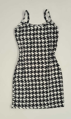 Vestido Alcinha Pied de Poule - GGS Modas