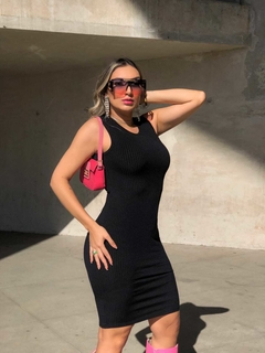 Vestido preto MIDI REGATA - GGS Modas