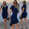 Vestido MARINHO PRINCESA canelado