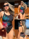 Body maiô cavado arabesco em baixo