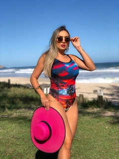 Body maiô cavado por do sol entardecer - comprar online