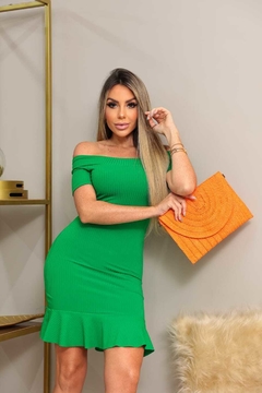 Vestido ESMERALDA BABADO na internet