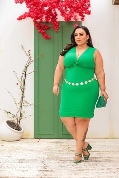 VESTIDO ESMERALDA NOZINHO PLUS - comprar online