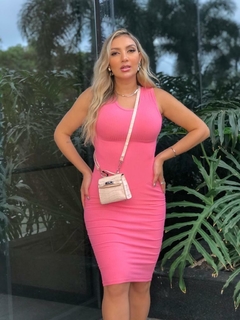 Vestido ROSA BALLET MIDI REGATA