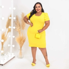 Vestido Amarelo Plus PRINCESA