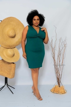 VESTIDO VERDE JADE NOZINHO PLUZ - comprar online