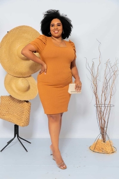 Vestido Plus Size Caramelo PRINCESA - loja online