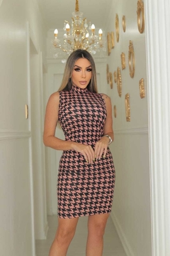 Vestido PDP ROSE gola sem manga - comprar online