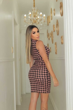 Vestido PDP ROSE gola sem manga na internet