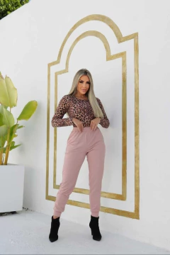 CALÇA ROSE CANELADO na internet