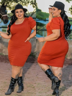 Imagem do Vestido TERRA COTA PLUS PRINCESA