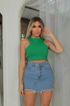 Cropped SARAH Esmeralda - loja online