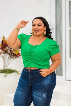 CROPPED PRINCESA PLUS SIZE ESMERALDA - comprar online