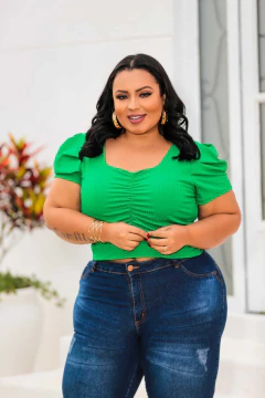 CROPPED PRINCESA PLUS SIZE ESMERALDA