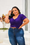 CROPPED PRINCESA PLUS SIZE VIOLETA