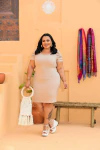 Vestido Plus Size AMÊNDOA Manga Bufante - comprar online