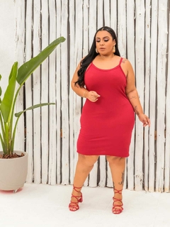 Vestido Alcinha Plus Vermelho na internet