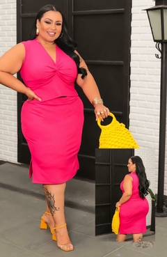 Conjunto Nozinho PINK canelado Premium