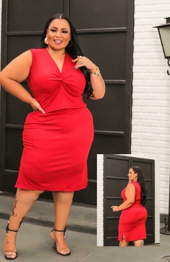 Conjunto Nozinho VERMELHO canelado Premium