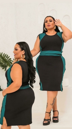 Conjunto PLUS Bi-Color Canelado Premium JADE