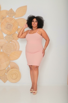 Vestido Alcinha Plus Rose na internet