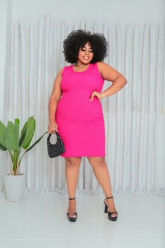 Vestido Plus Regata Pink - comprar online