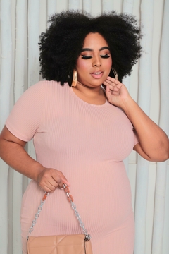 Vestido Rose Elegância Plus Size - GGS Modas