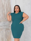Vestido Verde Jade Plus Size Muscle Tee