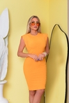 VESTIDO DAMASCO MUSCLE TEE CANELADO
