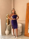 Vestido Stella Violeta Canelado - comprar online