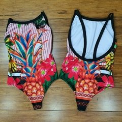 Body maiô cavado abacaxi color na internet