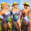 Body maiô cavado beija flor