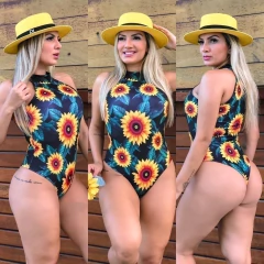 Body gola girassol preto