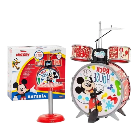 BATERIA MUSICAL MICKEY MOUSE - FAYDI (FDBD742)