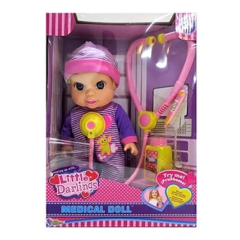MUÑECA LITTLE DARLINGS DOCTOR - FIBRO (3494N)