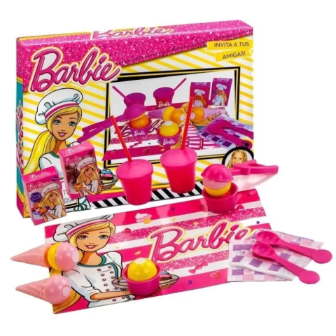 JUEGO DE HELADERÍA BARBIE - MINIPLAY (MP-0134)