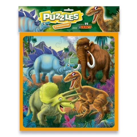 PUZZLE GIGANTE DINOSAURIO 25 PIEZAS - DURAVIT (009)