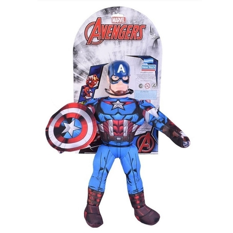 MUÑECO SOFT CAPITÁN AMÉRICA - NEW TOYS (DNY 1036)
