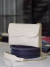 Panton - Off White com Prata - Bolsa P Correntaria | Couro Legítimo