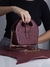 Imagem do Chair Vinho com Prata | Couro