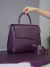 Malitte GG 14" - Berinjela com Ouro | Bolsa Grande para Notebook em Couro Legítimo - 14 Polegadas - comprar online