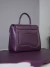 Malitte GG 14" - Berinjela com Prata | Bolsa Grande para Notebook em Couro Legítimo - 14 Polegadas - comprar online