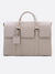 Bolsa de couro nude para notebook. Pasta executiva para trabalho. Bolsa estruturada.