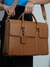 Bauhaus Notebook Caramelo com Ouro | Couro Legítimo - LOI Bags