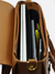 Bauhaus Notebook Caramelo com Ouro | Couro Legítimo na internet